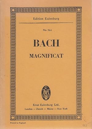 Magnificat miniature score Edition Eulenburg No 964