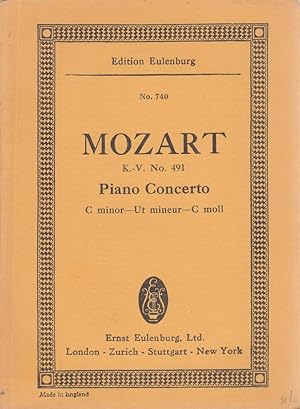 Concerto fo 2 Pianos, C minor, Edition Eulenburg No. 731,