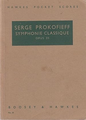 Serge Prokofieff: Symphonie Classique - Opus 25 (HAWKES POCKET SCORES)