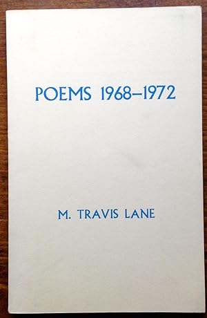 Poems 1968-1972 (Signed Copy)