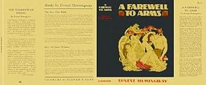 A FAREWELL TO ARMS (facsimile dust jacket for the first edition book: NO BOOK)