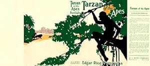 Tarzan of The Apes Facsimile Dust Jacket for A. L. Burt Co. edition (NO BOOK)