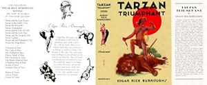 Tarzan Triumphant (facsimile Dust Jacket for the ERB 1948 Book edition-JACKET ONLY; NO BOOK)