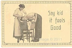 Vintage Postcard - Say Kid it Feels Good