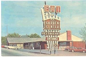 Vintage Postcard - Garden Center Restaurant