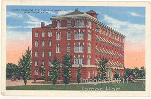 Vintage Postcard - North Carolina State Baptist Hospital, Winston-Salem, N.C.