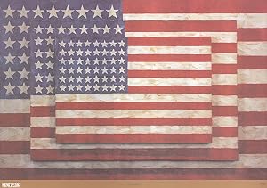 Jasper Johns-Three Flags-2004 Poster