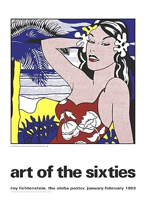 Roy Lichtenstein-Aloha, from Art of the Sixties-1993 Serigraph