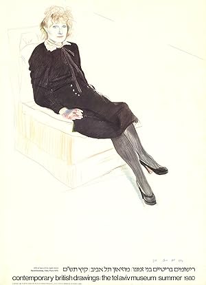 David Hockney-Celia, Paris-1980 Poster