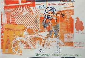 Robert Rauschenberg-Bicycle, National Gallery-1992 Foil Print