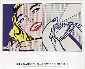 Roy Lichtenstein-Girl and Spray Can-2013 Poster