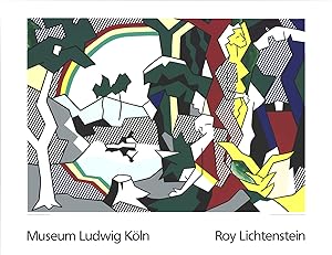 Roy Lichtenstein-Landscape With Figures and Rainbow Lg-1989 Serigraph