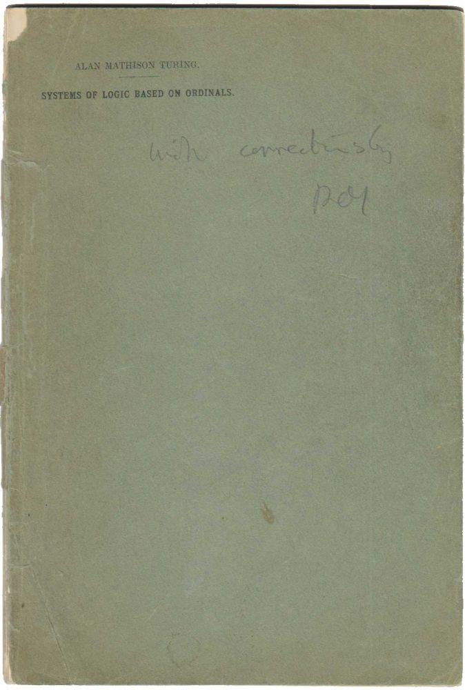 alan turing phd thesis alan turing phd thesis