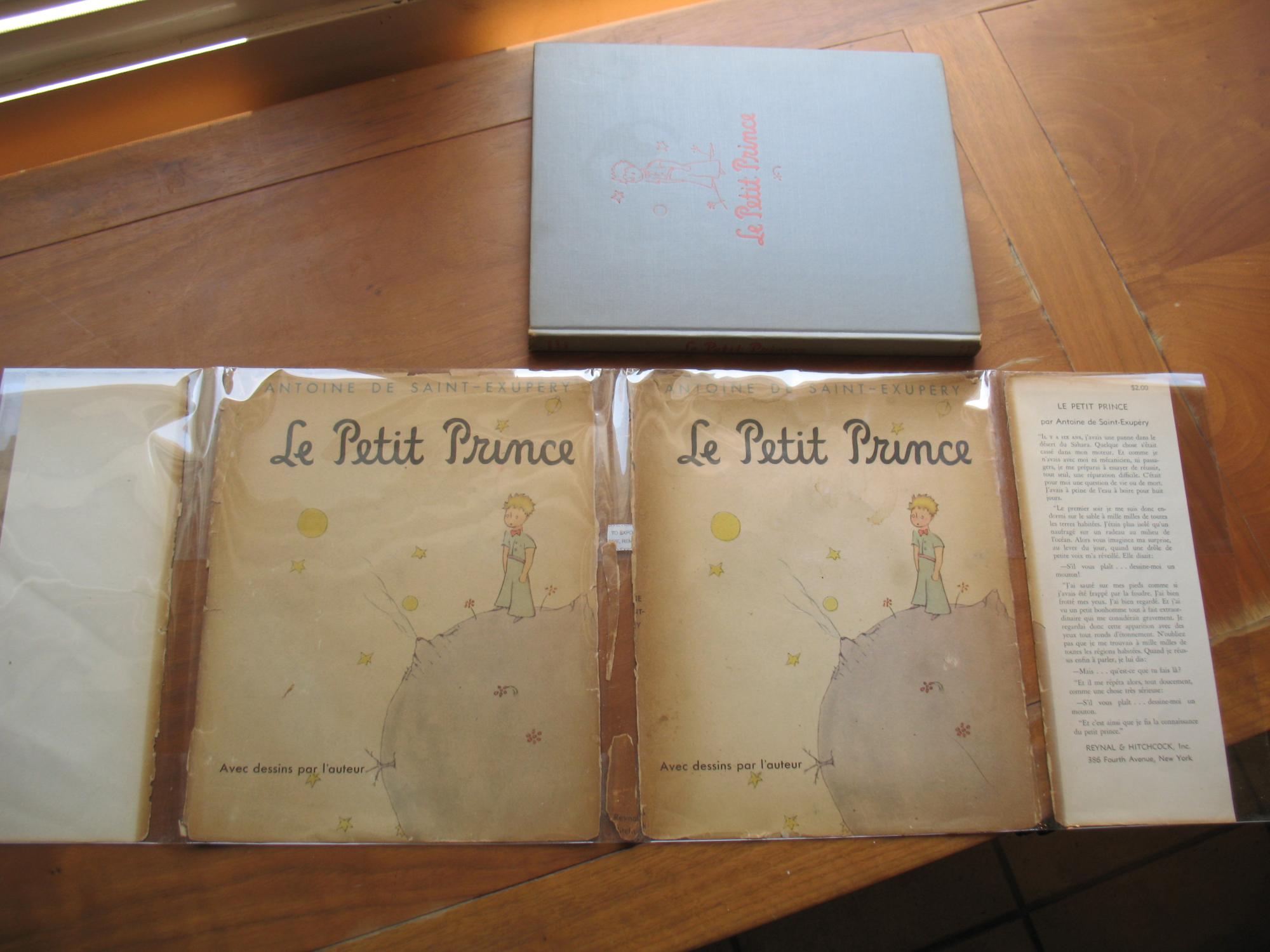1943 THE LITTLE PRINCE Antoine De Saint-Exupery 1st first Harcourt Ed orig DJ 1943 THE LITTLE PRINCE Antoine De Saint-Exupery 1st first Harcourt Ed orig DJ