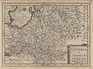 Kst.- Karte, b. Cloppenburg ( Ausgabe Janssonius - Waesberge), "Geldria et Transysvlana".