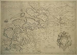 Kst.- Karte, n. Mercator b. Hondius, "Zelandia Comitatus".