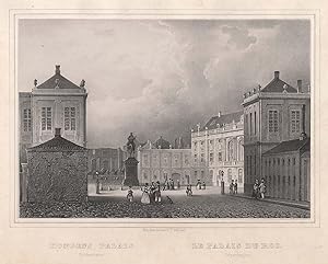 Teilansicht, Schloß, "Kongens Palais. - Le Palais du Roi".
