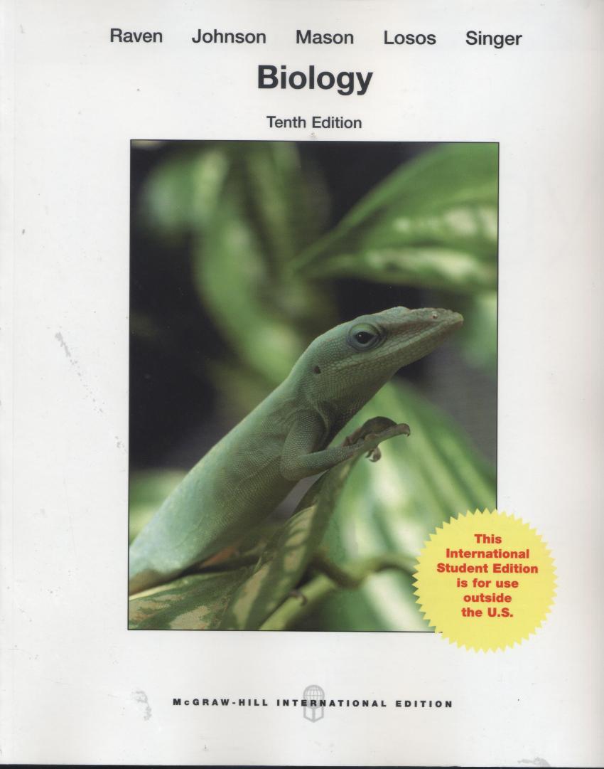 Biology ( 10th International Edition ) ( ISBN9781259080814 ) by Raven