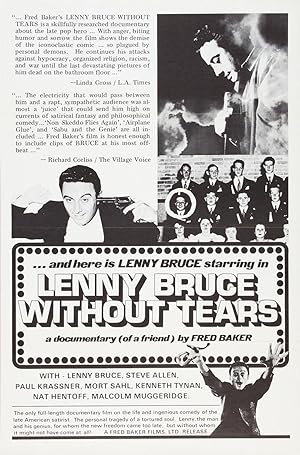 LENNY BRUCE WITHOUT TEARS (1972)