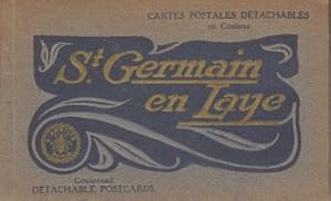 St. Germain en Laye: Cartes postales détachables en couleur.