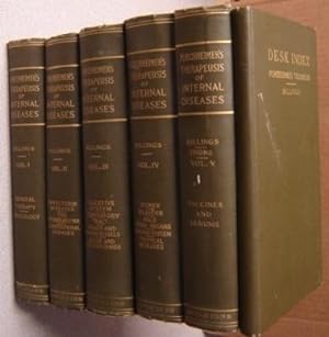 Forchheimer's Therapeusis Of Internal Diseases, 5 Volumes Plus Desk Index