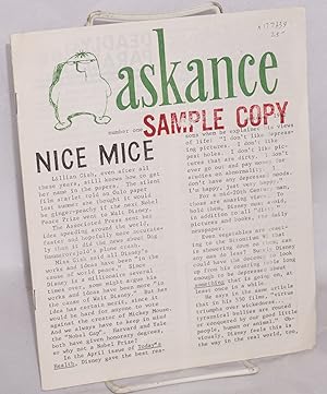 Askance, no. 1: October, 1962