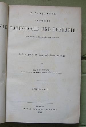 Handbuch der Medicinischen Klinik. [Dritter Band]