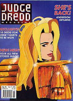 JUDGE DREDD MEGAZINE VOLUME 2 NO 73 (FEB 17TH 1995)