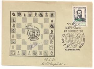 Cancellation cover Commemorating the World Chess Championship rematch of 1961