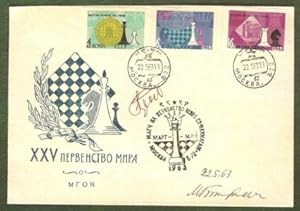 Cancellation cover Commemorating the World Chess Championship rematch of 1963
