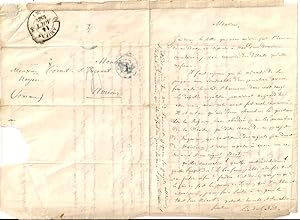 Lettre autographe du député Léo DE LABORDE adressée à M. Cornet d'Incourt lettre très intéressant...