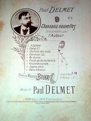 Partition musicale - N°5 - MA DEVISE, Poésie de Maurice BOUKAY, musique de Paul DELMET - Page de ...