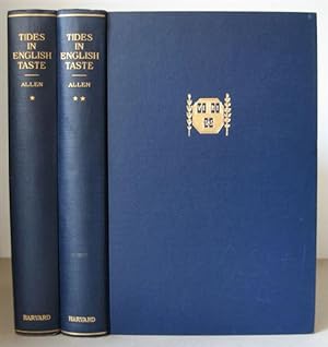 Tides in English Taste 1619-1800: A Background for the Study of Literature. Compelete in two volumes