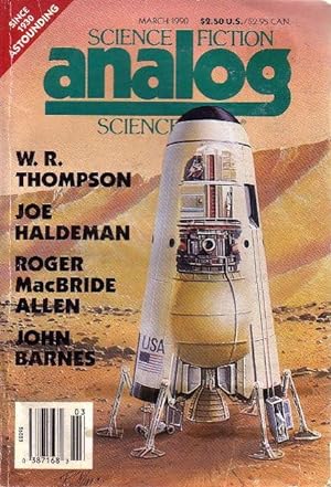 ANALOG: Science Fiction/ Science Fact: March, 1990. Vol. CX (110), No. 4.