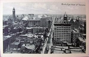 Photogelatine Post Card Early Bird's Eye View of Toronto, Canada