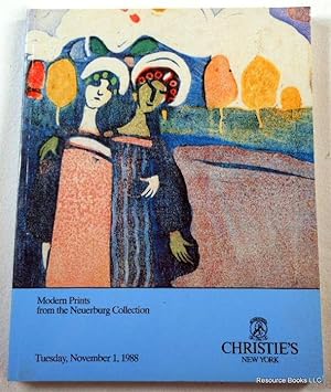 Christie's: Modern Prints from the Neuerburg Collection. New York: November 1, 1988. Sale 6706