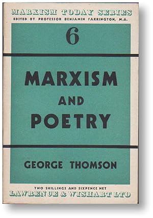 Marxism and Poetry (Marxism Today Series, no. 6)