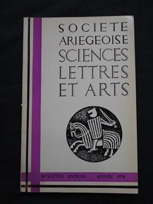 Société Ariègeoise. Sciences Lettres et Arts. Vol. 33