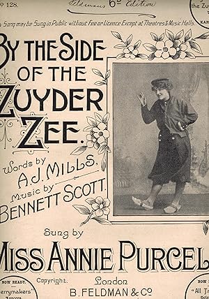 by the Side of the Zuyder Zee - Vintage Sheet Music - Miss Annie Purcell