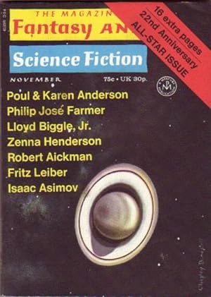 The Magazine of Fantasy and Scienc Fiction November 1971.Only Who Can Make a Tree?, Bind Your Hai...