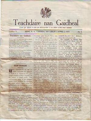 TEACHDAIRE NAN GAIDHEAL, An Giblin (April) 1933