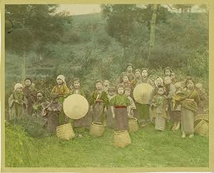 Tea Pickers With Baskets
