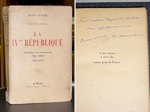 La IVè République. Naissance ou avortement d'un régime, 1945-1946