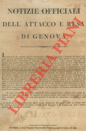 Notizie Officiali dell'Attacco e Resa di Genova.