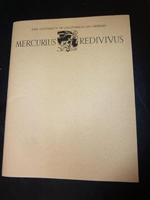 Mercurius Redivivus: Being An Occasional News-Letter from the William Andrews Clark Memorial Libr...