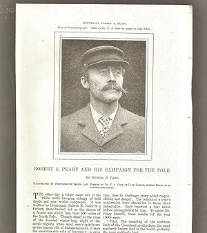 Robert E. Peary And His Campaign For The Pole