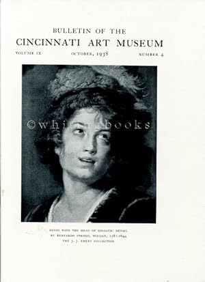 Bulletin of the Cincinnati Art Museum, Volume IX, Number 4, October 1938