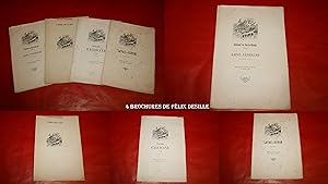 LAVAL VILLE. 4 Brochures par Félix Desille (textes et dessin). 1. Le Maréchal André de Lohéac. 2....