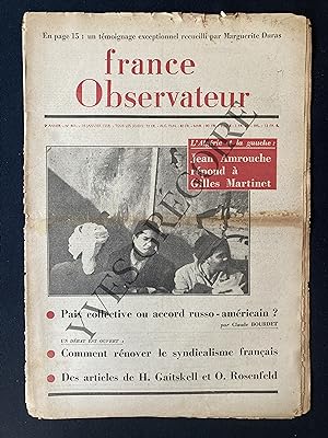 FRANCE OBSERVATEUR-N°401-16 JANVIER 1958