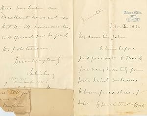 Robert Arthur Talbot Gascoyne-Cecil, 3rd Marquess of Salisbury Letter Signed